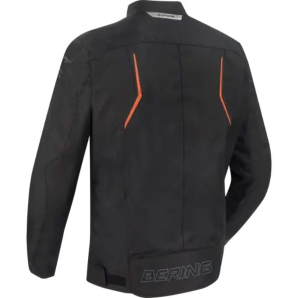 CHAQUETA BERING DUNDY NEGRO NARANJA