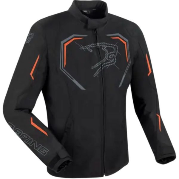 CHAQUETA BERING DUNDY NEGRO NARANJA