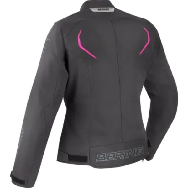 CHAQUETA BERING LADY DUNDY NEGRO FUCSIA