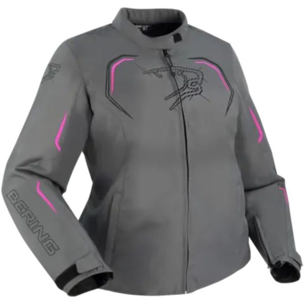 CHAQUETA BERING LADY DUNDY QUEEN SIZE GRIS FUCSIA