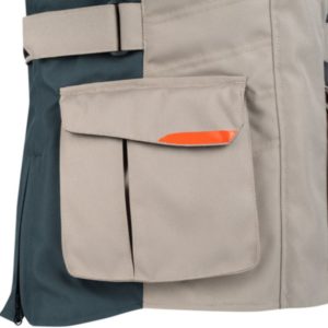 CHAQUETA BERING LADY SIBERIA BEIGE GRIS NARANJA