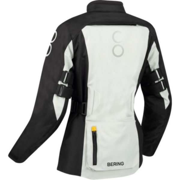 CHAQUETA BERING LADY ZEPHYR NEGRO GRIS AMARILLO