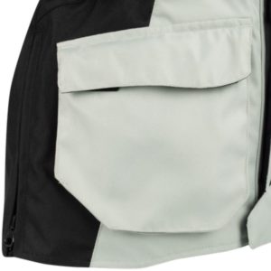 CHAQUETA BERING LADY ZEPHYR NEGRO GRIS AMARILLO