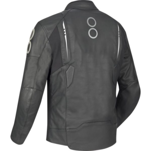 CHAQUETA BERING RADIAL NEGRO BLANCO