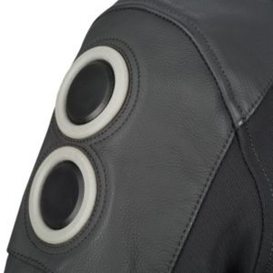 CHAQUETA BERING RADIAL NEGRO BLANCO