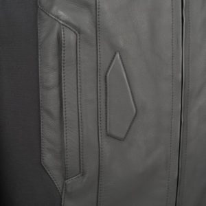 CHAQUETA BERING RADIAL NEGRO BLANCO