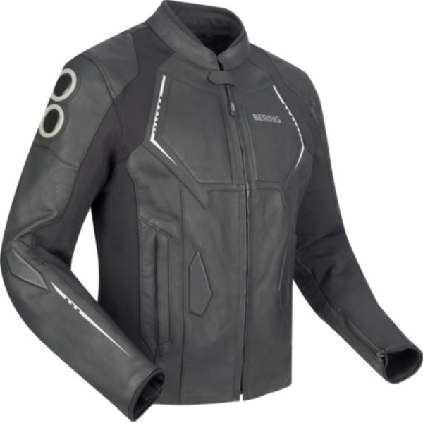 CHAQUETA BERING RADIAL NEGRO BLANCO