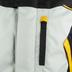 CHAQUETA BERING ZEPHYR NEGRO GRIS AMARILLO