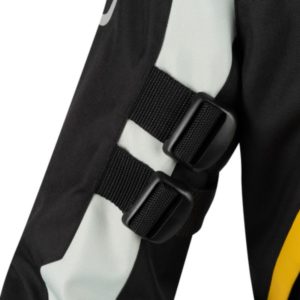 CHAQUETA BERING ZEPHYR NEGRO GRIS AMARILLO