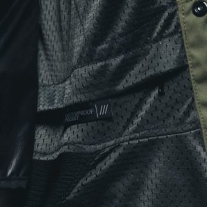 Chaqueta Dainese AIR FRAME 3 TEX ARMY GREEN BLACK FLUO YELLOW