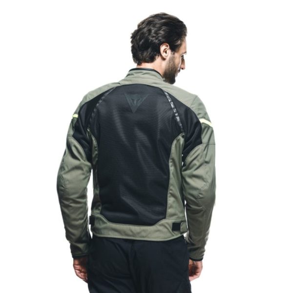 Chaqueta Dainese AIR FRAME 3 TEX ARMY GREEN BLACK FLUO YELLOW