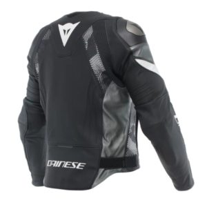 Chaqueta Dainese AVRO 5 LEATHER BLACK/WHITE/ANTHRACITE