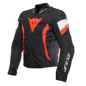 Chaqueta Dainese AVRO 5 TEX 
BLACK RED-FLUO WHITE