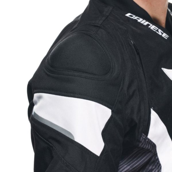 Chaqueta Dainese AVRO 5 TEX BLACK WHITE BLACK