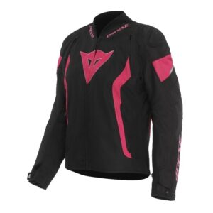 Chaqueta Dainese AVRO 5 TEX WMN BLACK FLUO PINK
