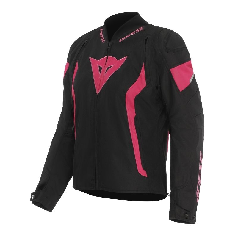 Chaqueta Dainese AVRO 5 TEX WMN BLACK FLUO PINK