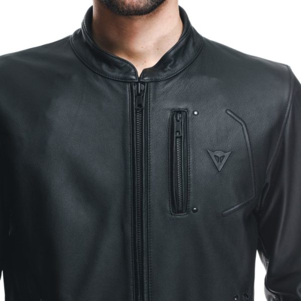 Chaqueta Dainese FULCRO LEATHER BLACK