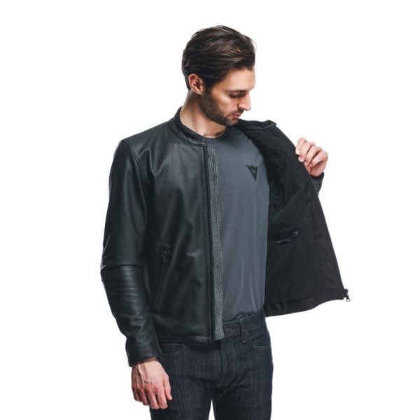 Chaqueta Dainese FULCRO LEATHER BLACK