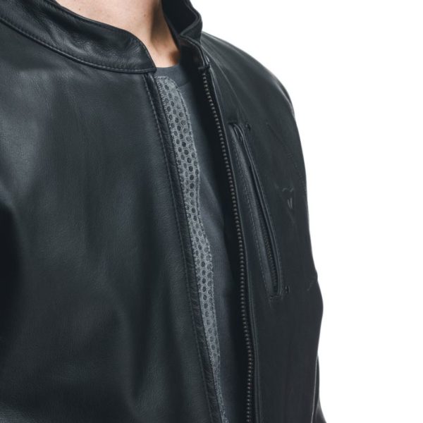 Chaqueta Dainese FULCRO LEATHER BLACK