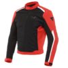 Chaqueta Dainese HYDRAFLUX 2 AIR D-DRY® NEGRO LAVA-ROJO