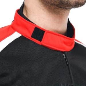 Chaqueta Dainese HYDRAFLUX 2 AIR D-DRY® NEGRO LAVA-ROJO