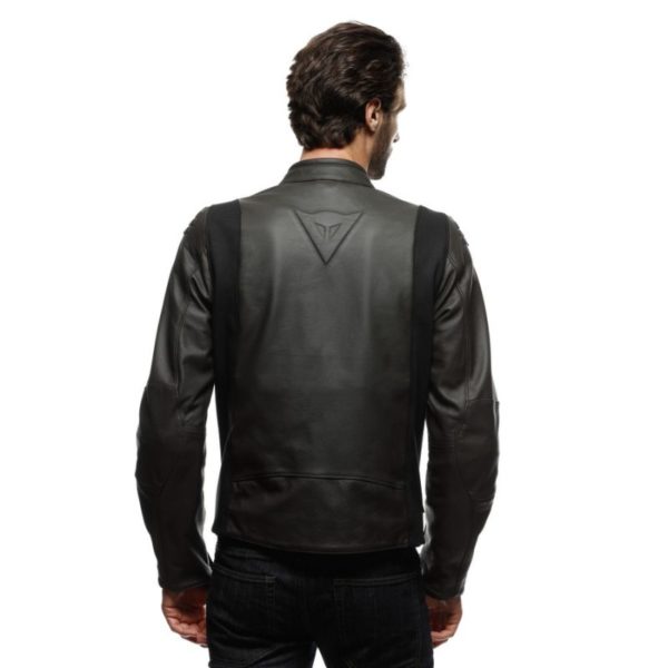 Chaqueta Dainese ISTRICE LEATHER DARK BROWN