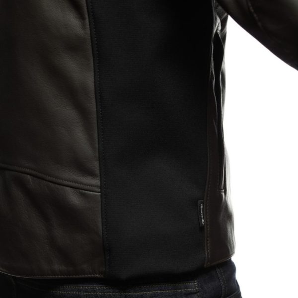 Chaqueta Dainese ISTRICE LEATHER DARK BROWN