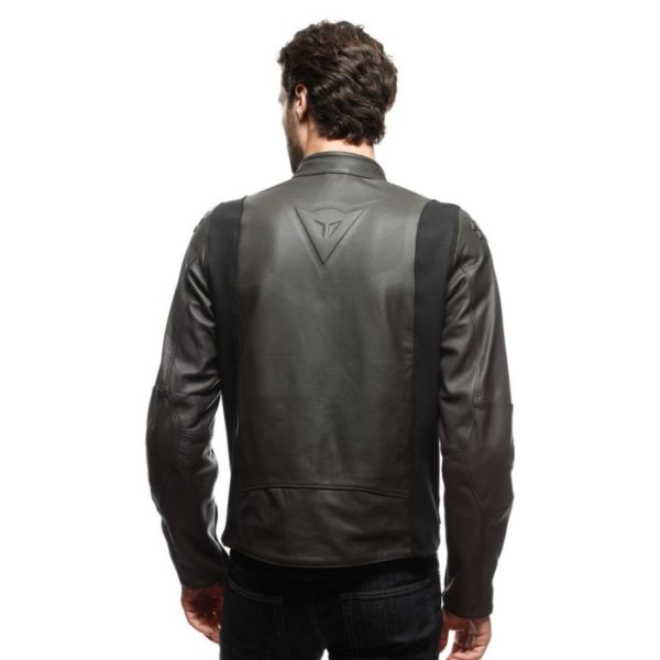 Chaqueta Dainese ISTRICE PERF. LEATHER DARK BROWN