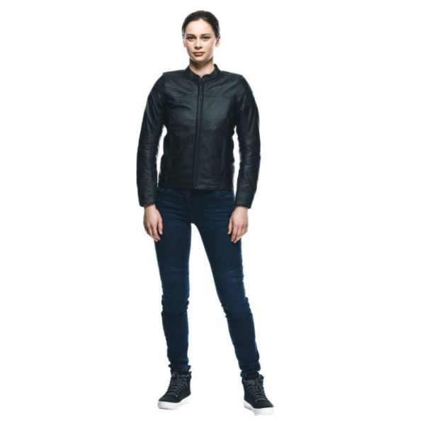 Chaqueta Dainese ITINERE LEATHER  LADY BLACK