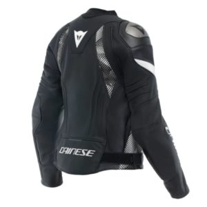 Chaqueta Dainese LADY AVRO 5 LEATHER BLACK/BLACK/WHITE