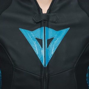 Chaqueta Dainese LADY AVRO 5 LEATHER BLACK/TEAL/ANTHRACITE