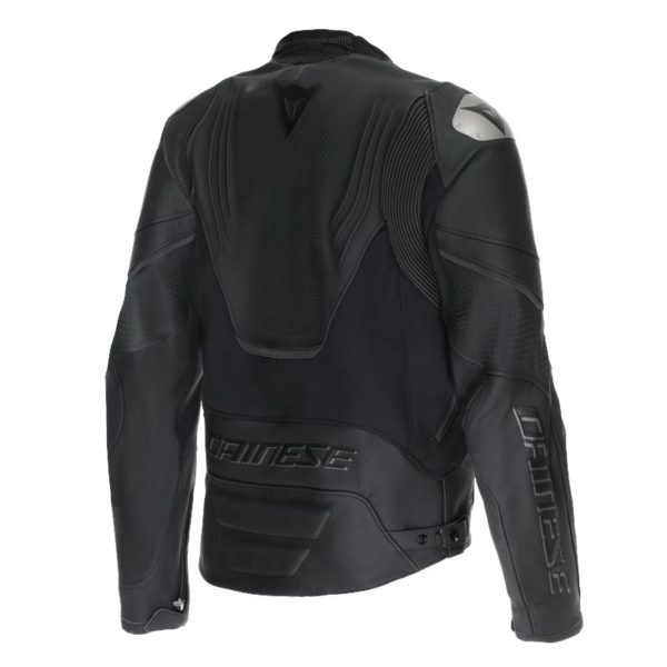 Chaqueta Dainese RACING 5 S/T PERF  LEATHER BLACK BLACK BLACK