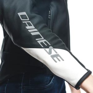 Chaqueta Dainese RAPIDA NEGRO-MATE NEGRO-MATE BLANCO