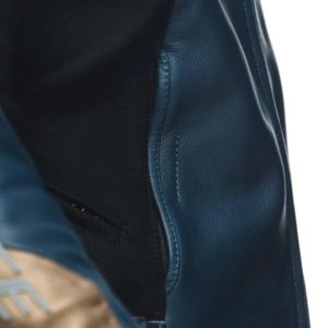 Chaqueta Dainese RAPIDA NEGRO-IRIS BLANCO TIBETAN-PLATINO