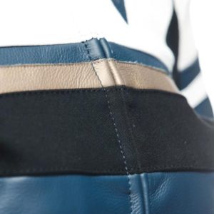 Chaqueta Dainese RAPIDA NEGRO-IRIS BLANCO TIBETAN-PLATINO