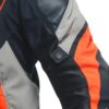 Chaqueta Dainese SUPER RIDER 2 ABSOLUTESHELL™ NEGRO OSCURO-GAVIOTA-GRIS FLUOR-ROJO - Imagen 4