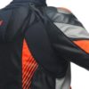 Chaqueta Dainese SUPER RIDER 2 ABSOLUTESHELL™ NEGRO OSCURO-GAVIOTA-GRIS FLUOR-ROJO - Imagen 2