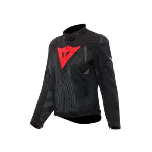 Chaqueta Dainese SUPER SPRINT D-DRY WMN BLACK BLACK RED-LAVA