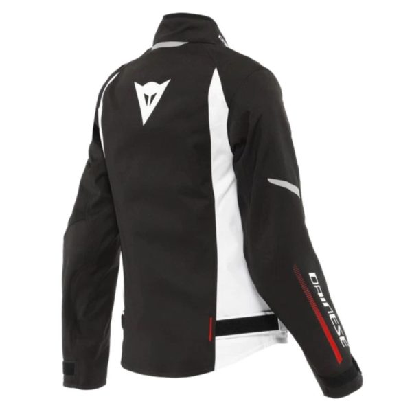 Chaqueta Dainese VELOCE LADY D-DRY® NEGRO BLANCO LAVA-ROJO