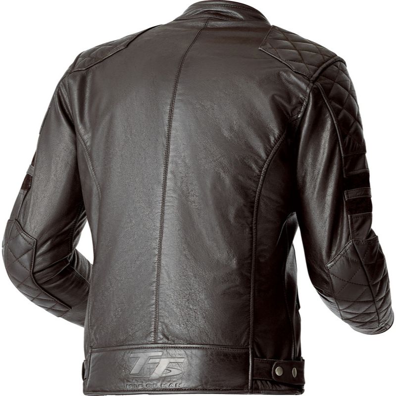 Chaqueta de piel RST Hillberry D3O marrón