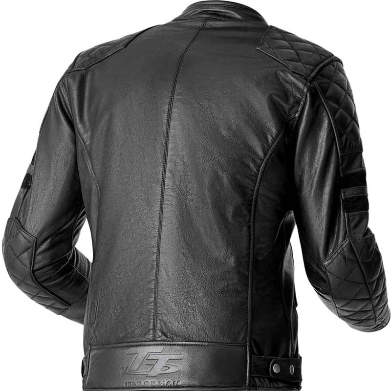 Chaqueta de piel RST Hillberry D3O negro