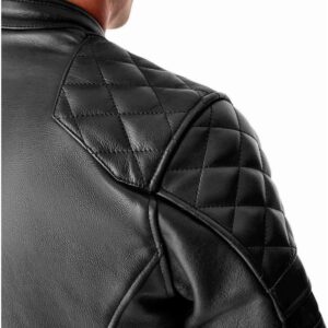 Chaqueta de piel RST Hillberry D3O negro