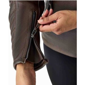 Chaqueta de piel RST Roadster Air D3O marrón