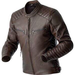 Chaqueta de piel RST Roadster Air D3O marrón