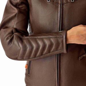 Chaqueta de piel RST Roadster Air D3O marrón