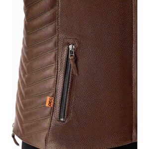 Chaqueta de piel RST Roadster Air D3O marrón