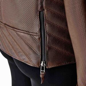 Chaqueta de piel RST Roadster Air D3O marrón