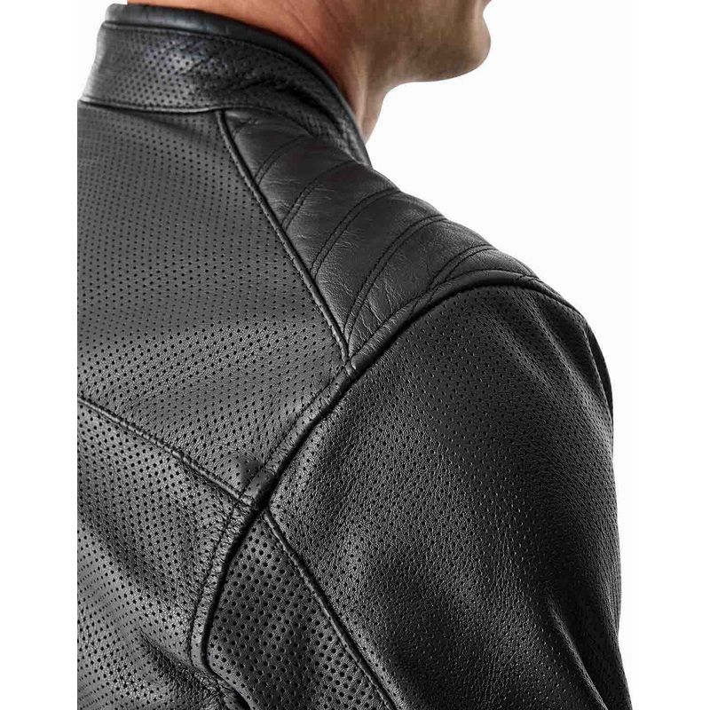 Chaqueta de piel RST Roadster Air D3O negro