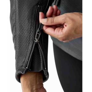 Chaqueta de piel RST Roadster Air D3O negro