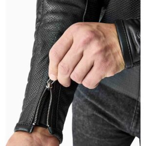 Chaqueta de piel RST Roadster Air D3O negro